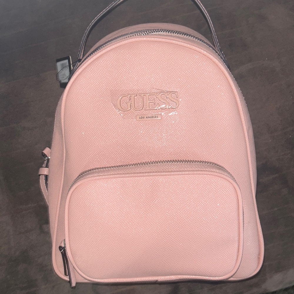 NWT Guess Pink Backpack/Purse Mint condition